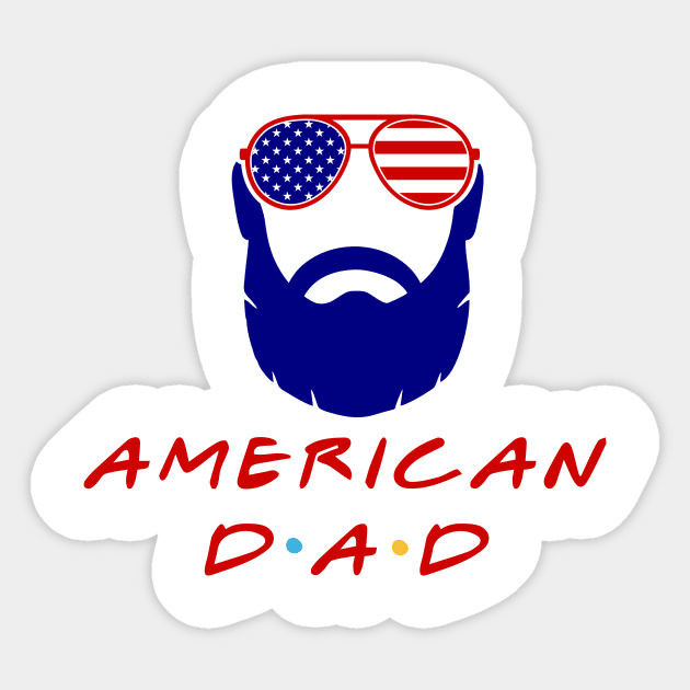 American dad Sticker by sevalyilmazardal